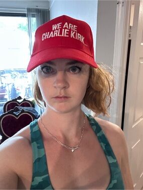 Red 'WE ARE CHARLIE KIRK' Baseball Cap